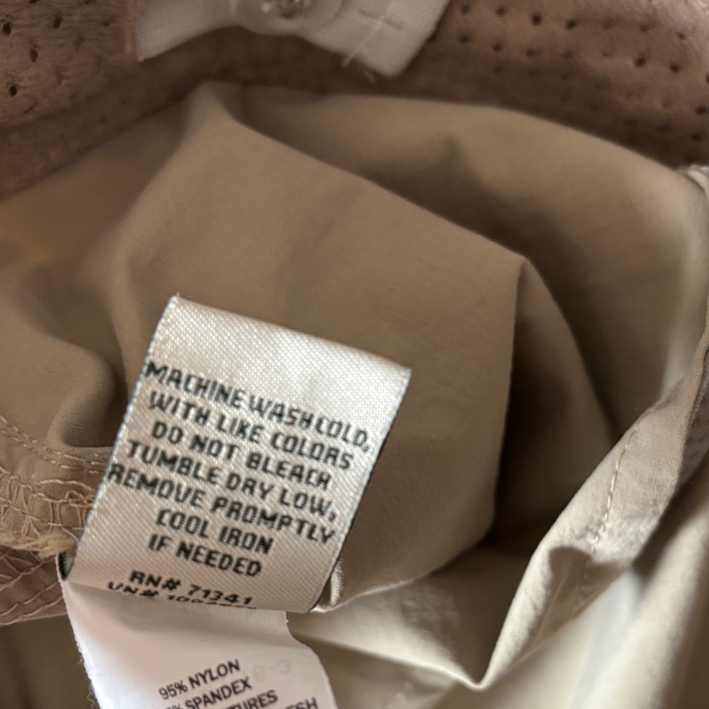 L.L. Bean Comfort Trail Khaki Zip Pocket Crop Pants - Picture 8 of 16